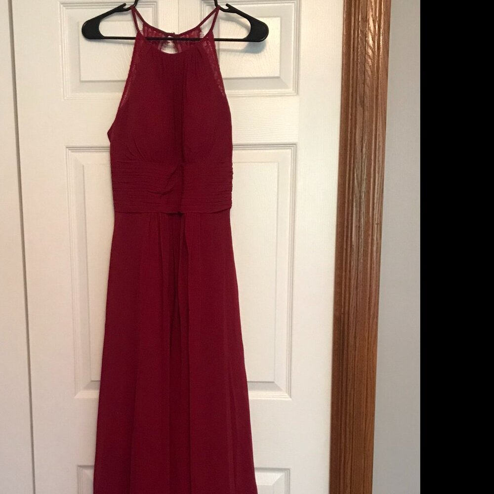 Azazie | Burgundy dress | Size 8